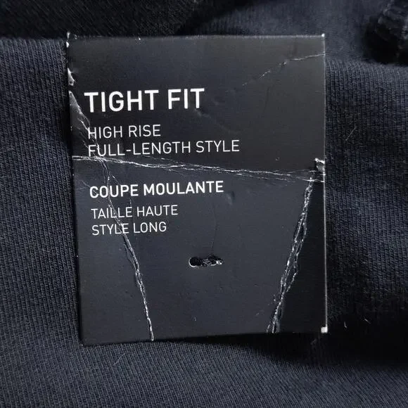 Adidas High Rise Tights Black Pink Tight Fit Size 3X Sporty Athleisure Gym - Picture 5 of 8